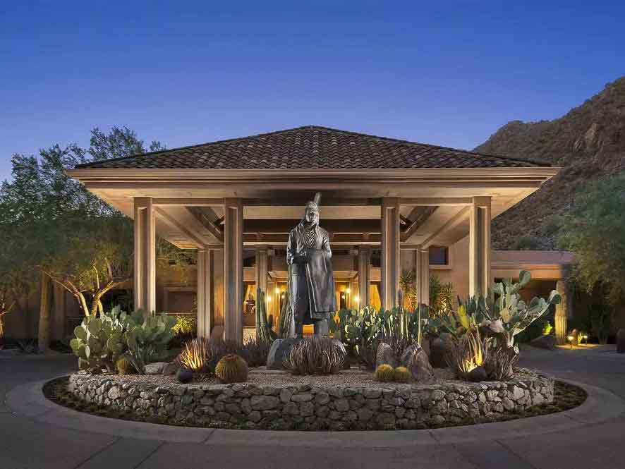 The Phoenician Resort is a luxury resort in Scottsdale. Built on the grounds of the historic Jokake Inn, the resort opened in 1988, a project of finan...